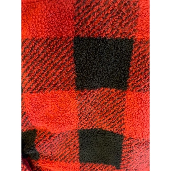 Harper Heritage Buffalo Plaid Sherpa Snap Close Shacket SZ M - Picture 10 of 11